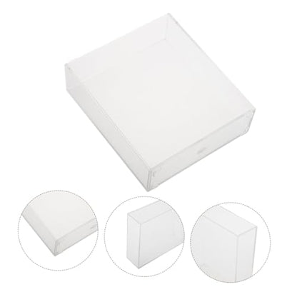 Yardwe Portable Clear Fish Viewing Box Small Acrylic Desktop Aquarium Betta Tank Breeding Container for Shrimp and Fish Observation