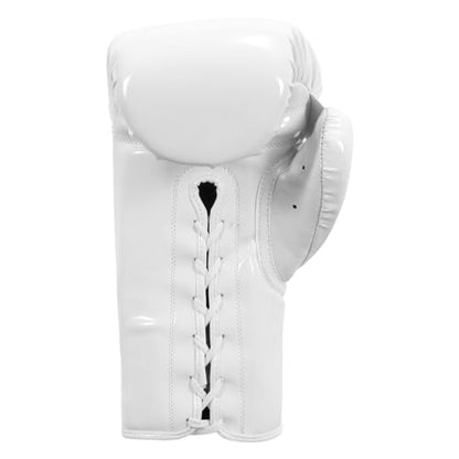 TITLE Boxing Inferno Intensity Lace Training Gloves - MMA, Kickboxing, Punching Bag, Sparring - 14, 16, 18oz - color: White, size: 14 oz