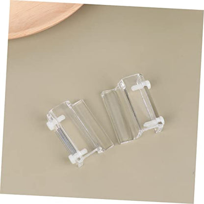 BESPORTBLE 8pcs Acrylic Fish Tank Support Bracket for Open Aquariums Holder for Pet Tanks Suitable for Thickness Heat Preservation