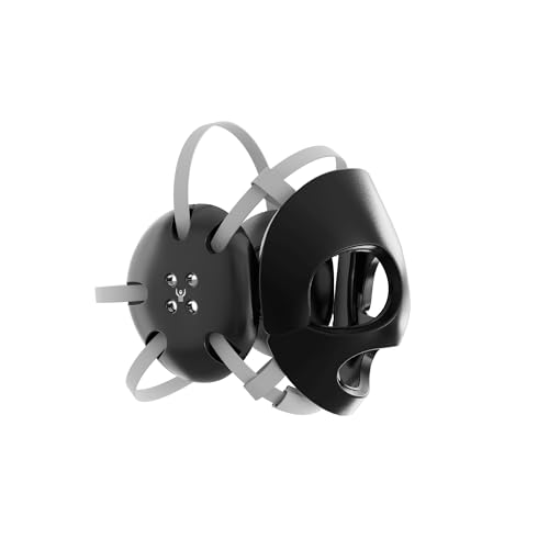 GCA Wrestling Face Guard 2.0 Attatches to Headgear | Universal Fit Black Ear Guard Head Gear Nose BJJ High School College