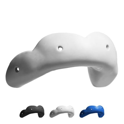 SISU Go Mouthguard, Snow White - Low-Profile Front Tooth Protection for Soccer, Basketball, Water Polo, Skateboarding, BMX, Action Sports - Remoldable Up to 20 Times - Thin, Breathable - Non Toxic - color: Snow White