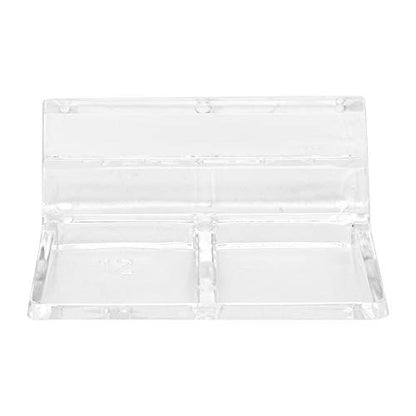 Yctze 20 Pack MultiSized Aquarium Accessory, Acrylic Clip Holder and Glass Cover Support Clamp for Rimless Fish (12mm)
