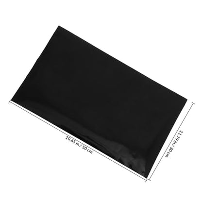 Matte Black Self-Adhesive PVC Vinyl Sheet for Craft Cutting Machines, Waterproof Permanent Vinyl Roll 30cm X 50cm for DIY Stickers, Decals, Aquarium Background and Scrapbooking