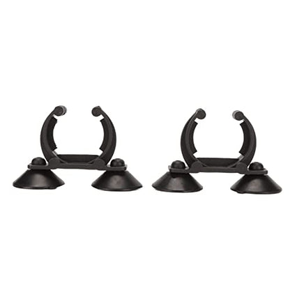 Zunate Aquarium Heater Suction Cup Clips, 2-Pack Strong Suction Cup Holders for Fish Tank Accessories, Heating Rod, LED Light & Water Pipe Clamps