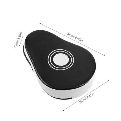 Yardwe Boxing Mitts: PU Curved Punching Hand Pad for Taekwondo Kickboxing Martial Arts Training - Focus Karate Strike Shield Target for Sparring Gear
