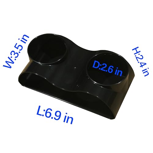 YQN® Underground Tunnels in Aquariums, Caves Hiding Fish Tanks, Ornamental Fish Under Gravel in Fish Tanks, benthic Fish in Streams, Small Fish, Shrimp, and Crabs Hiding in Double-Hole Caves