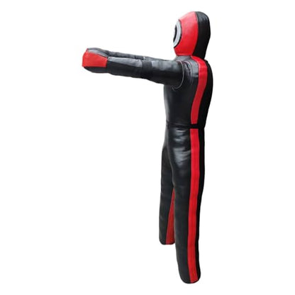 MMA Grappling Dummy Punching Bag Unfilled Multifunction Throwing Punching Dummy Training Equipment for Children - color: height 91.5cm