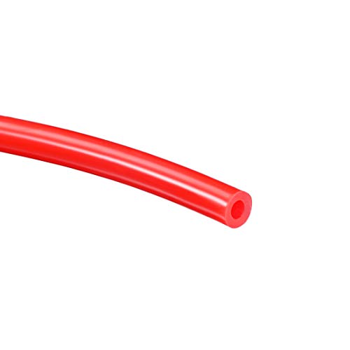 uxcell Silicone Tubing 5/32"(4mm) ID X 5/16"(8mm) OD 6.6ft(2m) Silicone Rubber Tube Air Hose Water Pipe for Pump Transfer Red - color: Red, size: 5/32" x 5/16"-6.6ft