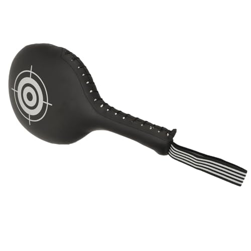 Boxing Target Paddle Kickboxing Hitting Target Pad Martial Arts Training Equipment Taekwondo Karate Kickboxing for Martial Arts Training (Black)