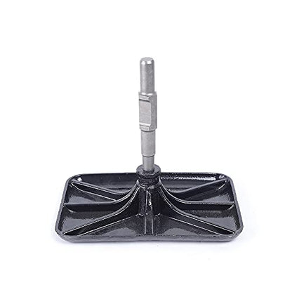 Heavy Duty Tamper Tool, 12.2" x 8.26" Handle Steel Tamper Machine, Detachable Garden Sand Stone Dirt Ground Tamper for Leveling Smoothing Surfaces, Gravel, Asphalt, Driveway