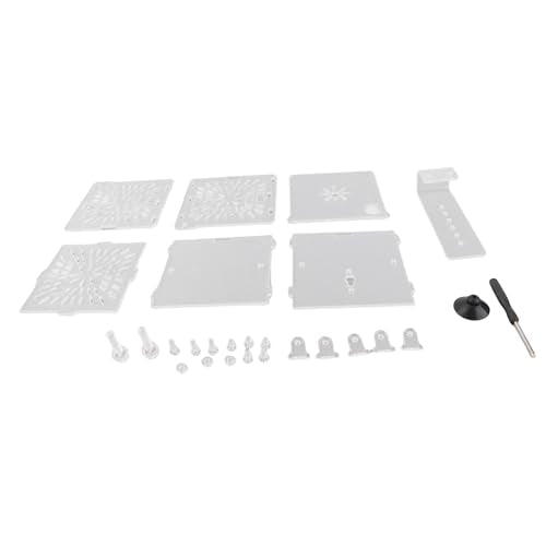 Acrylic Transparent Fish Tank Isolation Box, Aquarium Breeding Incubator Holder with Adjustable Height and Suction Cup Mount for Freshwater Saltwater Tanks (10CM*10CM*10CM) - size: 10CM*10CM*10CM