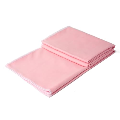 Eunzel Hot Yoga Mat Towel, Ultra-Absorbent Microfiber 72" x 26.5" - color: Z-blue& Pink (2 Pack )