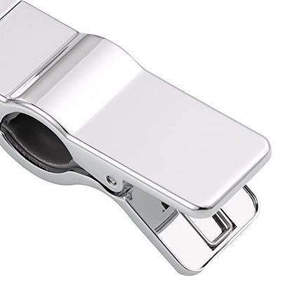 Shower Head Holder for Slide Bar,Universal 20-25 mm/0.79-0.98 inch Rail for Slide Bar Slider Clamp Bathroom Replacement 45 Degree Rotation Sprayer Holder