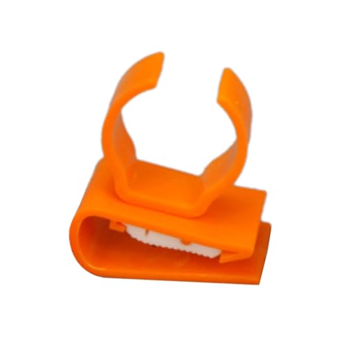 Adjustable Plastic Clamp Clip on Fastener for Aquarium Lights Tube Office Cables Bathroom Light Organization