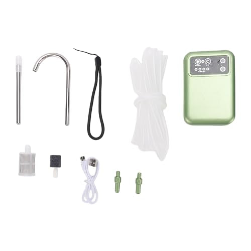 Portable Oxygen Pump, Smart Sensor Water Aerator with 2500mAh Battery, Fishing Pump for Aeration, Water Transfer Night Lighting for Buckets Aquarium Camping Trips