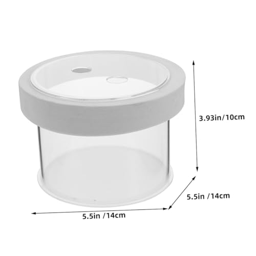 Acrylic Fish Breeding Box Mesh Bottom for Aquatic Nursery Medium Isolation Container for Fry and Shrimp Easy Aquarium Use