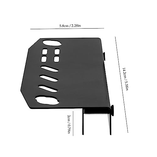 Mikikit Aquarium Tool Holder Wall-Mounted Organizer for Fish Tank Maintenance Tools and Stable Storage Rack for Aquatic Pruning Scissors and Tweezers Easy Installation Screws