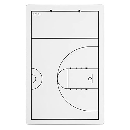 Dry Erase Basketball Clipboard for Coaches Double Sided Board, 14.5" x 9.5"