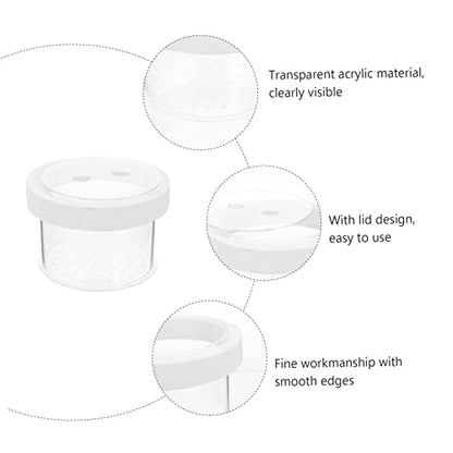 Toddmomy Acrylic Floating Fish Tank Breeding Box with Water Permeable Bottom Transparent Aquarium Isolation Container for Small Fish Fry Supplies