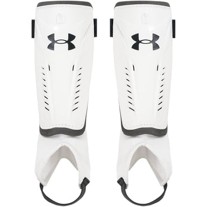 Under Armour Youth Soccer Shin Guards Challenge Shin - color: White/Black, size: YLG