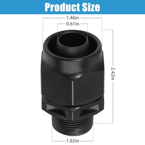 R0621000 Pool Spa Booster Pump Soft Tube Connectors Kit, 3/4 Inch in for Polaris/Pentair/Hayward Booster Pump Hose