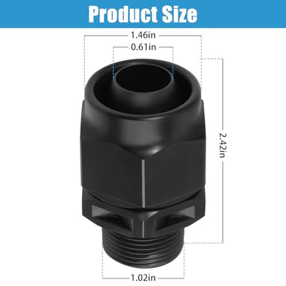 R0621000 Pool Spa Booster Pump Soft Tube Connectors Kit, 3/4 Inch in for Polaris/Pentair/Hayward Booster Pump Hose