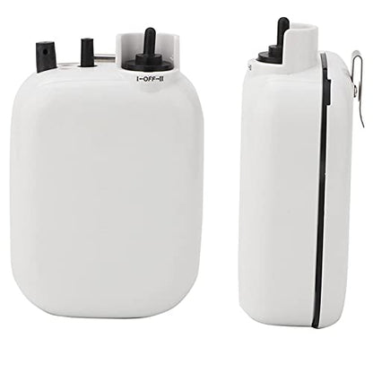 GLOGLOW Silent Portable Mini Fishing Oxygen Pump Fishers Accessory Air Pump for Water Movement and Oxygen Double Speed Adjustment