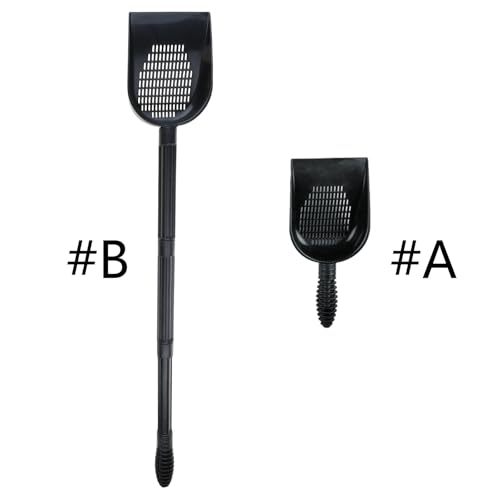 Aquarium Gravel Scooper Sand Shovel Fish Tank Tool with Slotted Scoop for Waste Removal