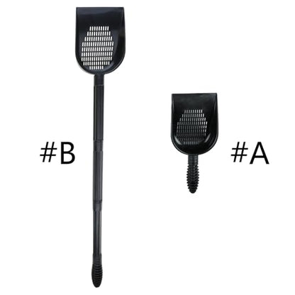 Aquarium Gravel Scooper Sand Shovel Fish Tank Tool with Slotted Scoop for Waste Removal