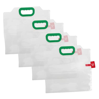 BESPORTBLE Reusable Oxygenated Fish Transport Bag for Live Fish Shipping Portable Design with Leakproof Seal for Aquaculture and Aquarium Use 4-Pack