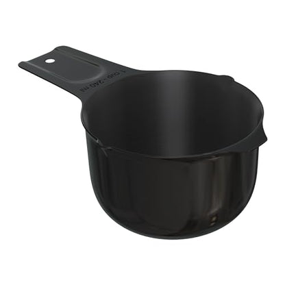 Color Up 1 Cup Measuring Cup (240 ml) – Premium Black Stainless Steel, Accurate for Wet & Dry Ingredients, Embossed Markings, Easy-Pour Spouts, Dishwasher-Safe, Kitchen Essential - size: 1 Cup (240 ml) Black