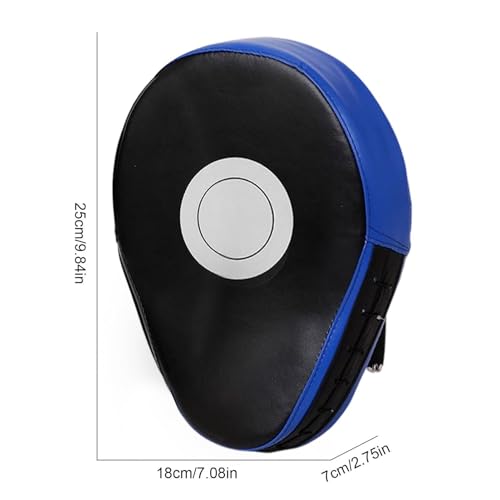 Boxing Pads Mitts Shock-Absorbing Kick Shield Boxing Equipment Training | Boxing Training Pads for Jiu-jitsu Kali Thai Karate Home Gym Club Boxing Equipment - color: Blue