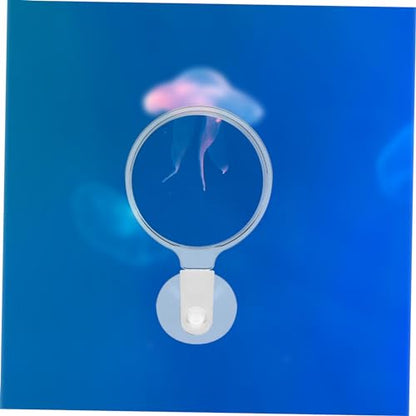 Garneck Fish Tank Glass for Detailed Observation of Small Animals and Plants Easy Installation Cup Viewer for Aquariums and Landscapes