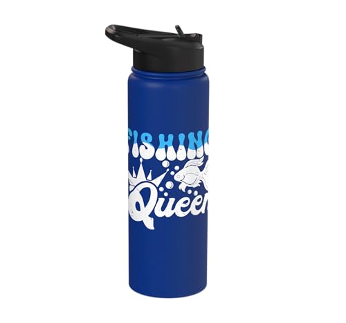 Aquarium Fish Tank Fish Queen Crown Hobby Stainless Steel Insulated Water Bottle