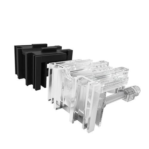 balacoo 2pcs Fish Tank Clips Aquarium Fixed Clips for Change Holders Groove Design for Wire Organization and Secure Hose Fixation