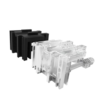 balacoo 2pcs Fish Tank Clips Aquarium Fixed Clips for Change Holders Groove Design for Wire Organization and Secure Hose Fixation