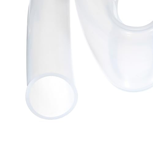 3.3ft 1/32" ID x 1/8" OD Silicone Tubing Clear 1mm x 3mm Industrial Plastic Tubing Pure Silicone Hoses for Pump Siphoning Draining Irrigation Brewing - color: Clear, size: 1/32" x 1/8"