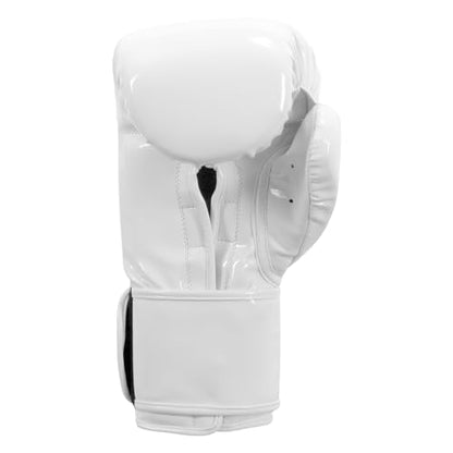 TITLE Boxing Inferno Intensity Elastic Training Gloves - color: White, size: 14 oz