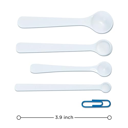 Dosing spoon | milligram measuring spoons set of 7 | exact dosing from 6 mg to 1g | mg measuring spoons for powder