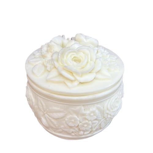 Jewelry Storage Tank Flower Jewelry Box Necklace Ring Storage Jar Jewelry Display Box Home Decor Ornaments Storage Container
