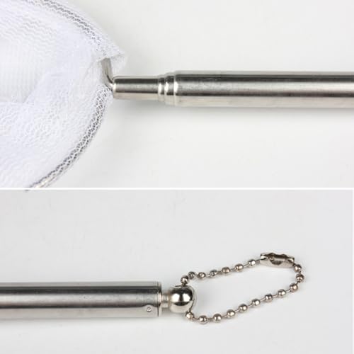 Toddmomy 2pcs Mini Aquarium Shrimp Fishing Net Set, Manual Adjustable Fish Tank Fishing Scoop Fine Mesh for Aquarium Cleaning and Shrimp Catching