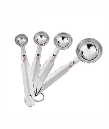 TIARA Atom Measuring Spoon Set 4Pc Kitchen Tools Steel (Measuring Spoon)