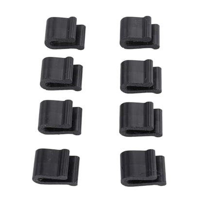 8PCS Oven Lid Protector Clips, Plastic Cookware Protector Clips Multifunctional Pot Lid Bumpers Lifters, with Secure Fastening for Most Cooking Utensils Outdoor or Oven Use