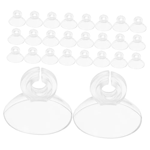40Pcs Aquarium Hose with Suction Cups Soft Card Slot Design for Oxygen Tubing Lightweight Durable Fish Tank Accessories Easy to Use Store for Aquarium