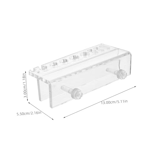 Aquarium Tool Holder Rack for Fish Tank Maintenance Organized Storage for Aquatic Plant Cleaning Tools Wall-Mounted Design Multiple Storage