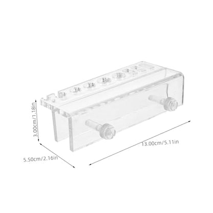 Aquarium Tool Holder Rack for Fish Tank Maintenance Organized Storage for Aquatic Plant Cleaning Tools Wall-Mounted Design Multiple Storage
