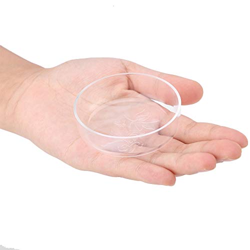 Acrylic Aquarium Shrimp Feeding Dish Bowl, Transparent Fish Food Container Feeder Tray Smaller Reptile Pets Feeder Dish