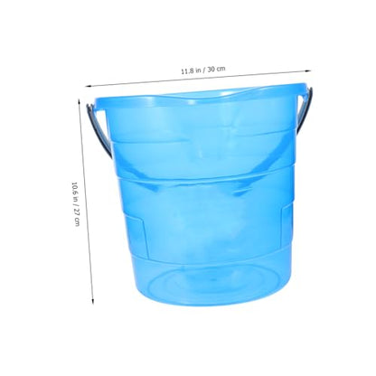 BESTYASH Plastic Water Storage Bucket Handle Portable Cleaning Bucket for Home Dorm Survival Cleaning