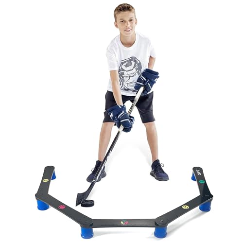 Hockey Revolution Lightweight Stickhandling Training Aid, Equipment for Puck Control, Reaction Time and Coordination - style: MY ENEMY