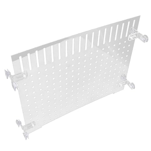 BESPORTBLE 2 Sets Suction Cup Aquarium Divider Acrylic Tank Board Easy Install/Remove